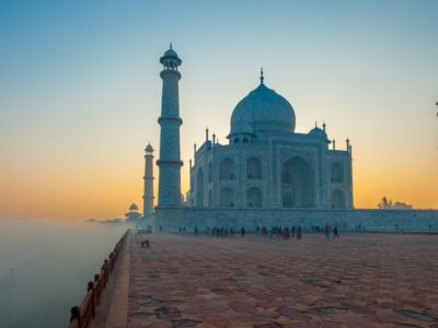 Taj Mahal at sunrise, Agra, India