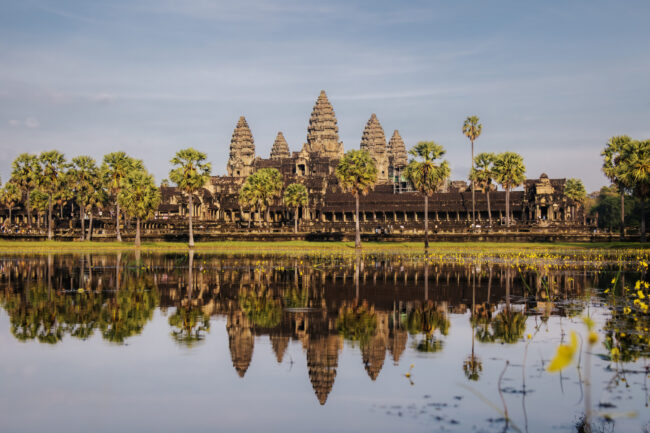 Angkor Wat temple near Siem Reap Cambodia