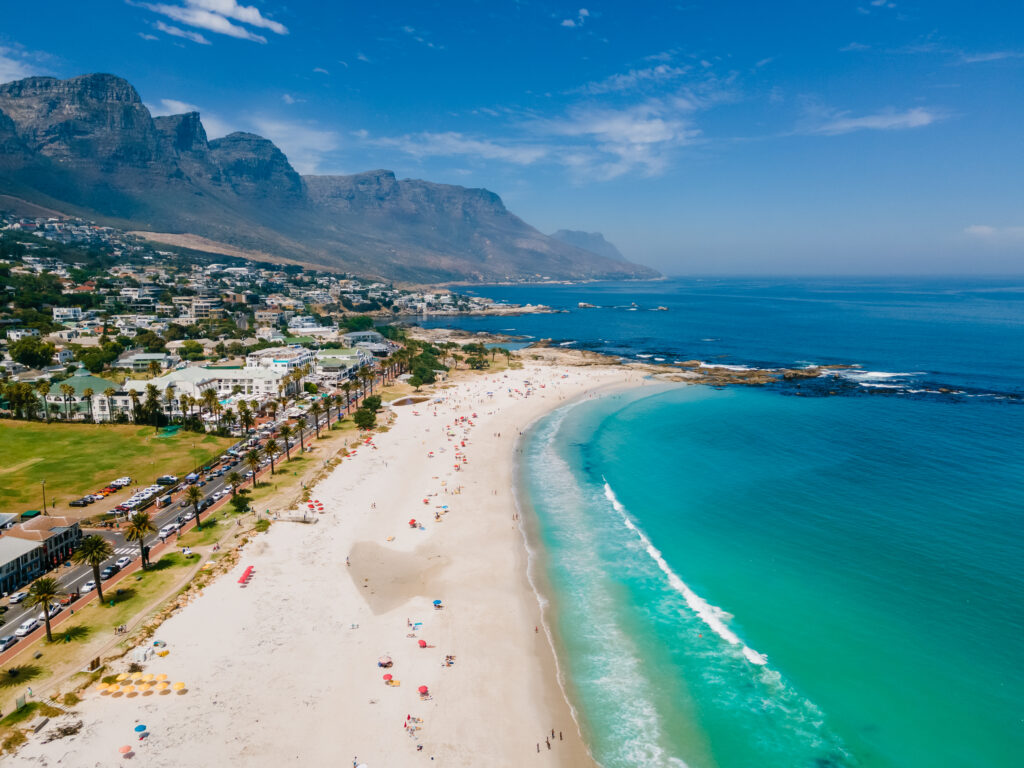 Cape Town Sudafrica panorama tra montagna e mare