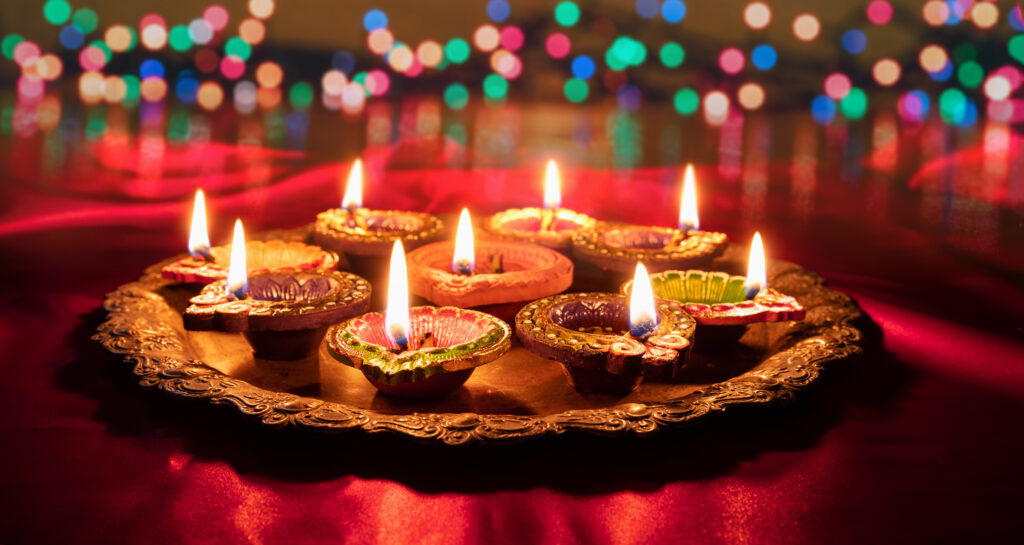 Diwali in India celebrazione della festa delle luci